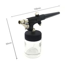 Spray Gun 0.8mm-Nozzle Professional Pneumatic Airbrush Set DIY Model Making Art Painting Set For Manicure Craft Cake Brush