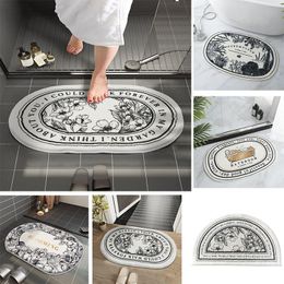 Carpets Non-Slip Bath Mat Absorbent Rug Doormat Living Room Bathroom Home Decor Outdoor Entrance Mats Machine WashableCarpets