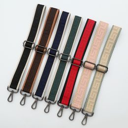 O bag DIY Bag Strap for Women Shoulder Hanger Colored Belt Accessories Adjustable Solid Color Handbag Chain Decora 220808248q