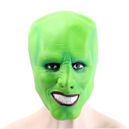 Party Masks Halloween The Jim Carrey Movies Mask Cosplay Green Mask Costume Adul 220823