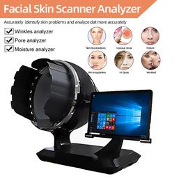 2022 High Quality Pigmentation Analysis Most Advanced Mirror System / Facial Skin Analyzer Fast Ship489