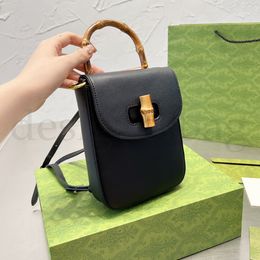 Bamboo Bag Totes Crossbody Luxury Designer Brand Fashion Shoulder Bags Handbags High Quality Women Letter Purse Phone bag Wallet Plain
