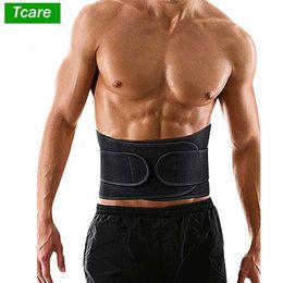 Tcare Back Support Sport Adjustable Back Brace Lumbar Support Belt with Breathable Dual Straps Gym Lower Back Pain Relief Unisex 220812