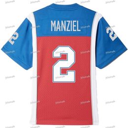 MitNess Johnny Manziel #2 Montreal Alouettes WITH NUMBER ON THE SLEEVES Double Stiched Football Jersey Men Women Youth Customizable
