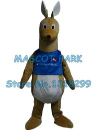 Mascot doll costume blue Kangaroo Mascot Costume adult size new custom high quality cartoon kangroo theme anime cosply costumes carnival 310