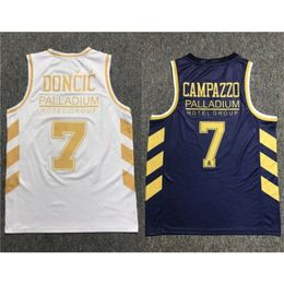 Nikivip 2020 Luka Doncic #7 Campazzo Hotel Group Team print CUSTOM any name number 4XL 5xl 6XL jersey