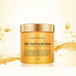 Crystal Collagen 24K Gold Collagen Face Mask Remove Blackhead Facial Masks High Moisture Skin Care