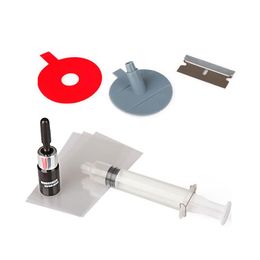 Car Cleaning Tools Windshield Repair Tool Auto Glass Windscreen Kit Window Quick Fix Set For Star Shaped Bulls-Eye