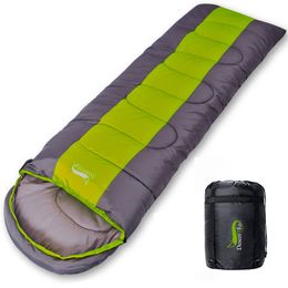 Desert Fox Camping Sleeping Bags Lightweight 4 Season Warm & Cold Envelope Backpacking Sleeping Bag for Outdoor Travelling Hiking