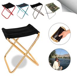 Camp Furniture Folding Small Stool Outdoor Portable Camping Chair Fishing Picnic Chairs Ultra Light Travel Subway Train Seat