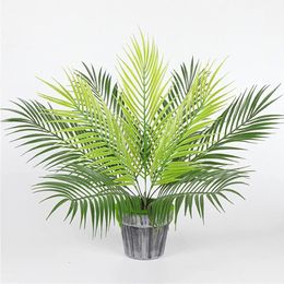 Decorative Flowers & Wreaths Artificial Palm Leaves Green Plant Home Decor Fake Fern Beach Style Christmas Indoor Outdoor Decoration Simulat