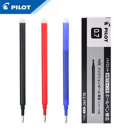 6 PcsLot BLSFR7 Pilot ErasableFrixion Pen Refill Roller Ball 0.7mm Bullet Rubbing Brush Replacing Core Erasable Y200709