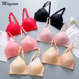 Fashion Sexy Floral Bras Women Seamless Push Up Underwear Plus Size Soft Breathable Female Pendant Lingerie Bra Collected L220726