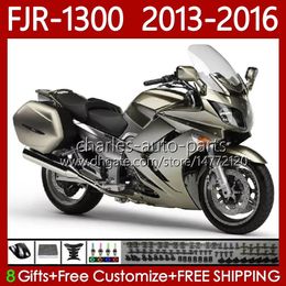 OEM Fairings For YAMAHA FJR 1300 A CC FJR1300A FJR-1300 2013 2014 2015 2016 Bodywork 112No.79 FJR-1300A Champagne 2001-2016 Years FJR1300 13 14 15 16 Moto Body Kit