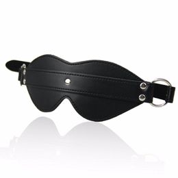 PU Leather Blindfold Adult Games BDSM Flirt Spanking sexy Toy Eye Mask Sleeping Masquerade Cat Party Club Coslay Mysterious