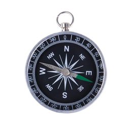 Outdoor Gadgets Pocket Mini Hiking Camping Lightweight Aluminium Emergency Compass Navigation Wild Tool Black Brujula Chaveiro CompassOutdoor