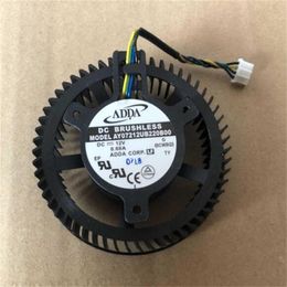 Wholesale fan: AY07212UB220B00 12V 0.68A 4-line graphics card, the hole distance of large air volume fan is 38mm