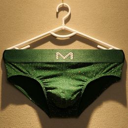 Underpants Men's Underwear Youth Low Waist Cotton Briefs Thin Breathable Sexy Korean Large U-convex Loose PantsUnderpants