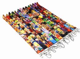 Cell Phone Straps & Charms Small Wholesale New 20pcs Japan Anime Lanyard Fashion Keys Neck Holders for Car Key ID Card Mobile