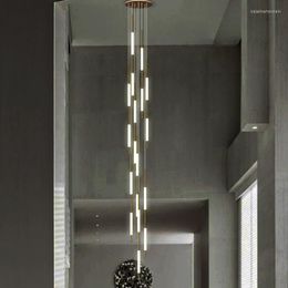 Pendant Lamps Modern Led Chandelier For Living Room Staircase Mall Villa Ceiling Luxury LampPendant