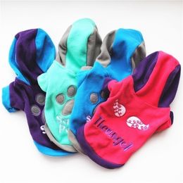 11.11 XSSMLXL Winter Casual Pets Dog Clothes Warm Coat Jacket Clothing For Dogs Cotton Blended #01 Y200917