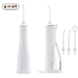 Water Flosser Small Cordless Pick Teeth Cleaner Dental Oral Irrigator, with 4 Modes and USB Rechargeable 220510