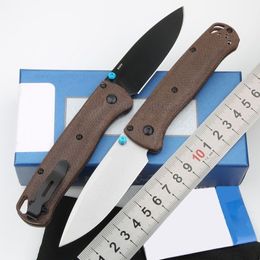 Butterfly Inknife BM535 Pocket Folding Knife Stonewash S30V Blade Flax Handle Tactical Rescue Hunting Fishing EDC Fruit Knives