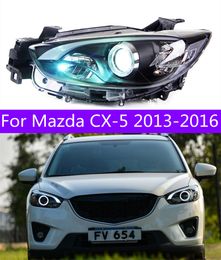 Car Headlights For Mazda CX5 2013-20 16 CX-5 Headlight Assembly LED Daytime Running Light H7 DRL Fog Lights