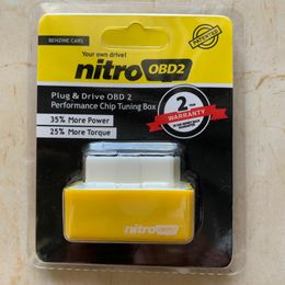 NIITRO Original Full Chips Eco Fuel Saver OBD2 Diagnostic Scanner Tools Chip Tuning Box Benzine Diesel EcoOBD2 Save Fuel More Power Super Detector Tool