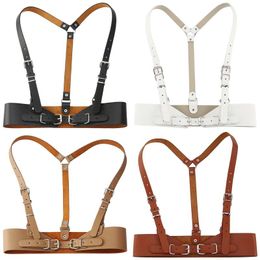 Belts Fashion Women Waist Harness Belt Underbust Corset Wide Waistband Ladies Punk