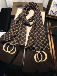 Designer -Schals Männer Winter Pashmina warmes Schal Fashion Klassiker Kaschmirwolle weich dicke Schal Wrap 35 180 cm