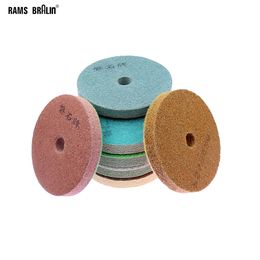 7 pcs Hook & Loop Flexible Nylon Sponge Polishing Pad Marble Stone Buffing wheel P300-P10000