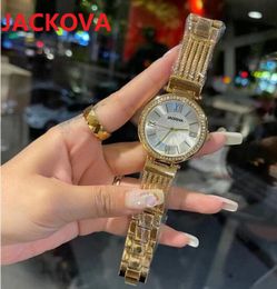 Rose Gold Silver Small Diamonds Ring Watches 32mm High Quality Lady Wristwatches Bracelet nice designer Stainless Steel Women Watch Quartz Clock