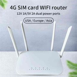 LC117 LTE wifi router SIM card slot modem spot 32 users RJ45 X4 wireless 4G267S