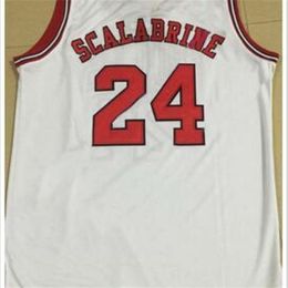 Chen37 Goodjob Men Youth women Vintage 24 Brian Scalabrine College Basketball Jersey Size S-6XL or custom any name or number jersey