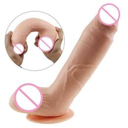 Nxy Dildos Women s Large Penis and Super Thick Adult Products Sex Vibrating Massage Stick Bouncing 0316