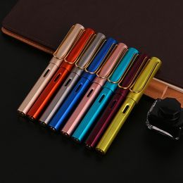 Fashion Colour ef Nibs Fountain Pen Financial Office Student School Stationery Supplies Ink Pens