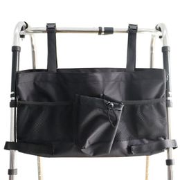 Storage Bags Wheelchair Bag Shopping Mobility Holdall Handle For Scooter Walker Frame Handbags Organiser Armrest PocketStorage BagsStorage