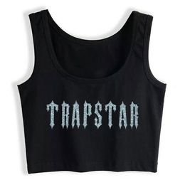Crop Top Sport Trapstar Design Fashion Inscriptions Custom Tops Women 220318