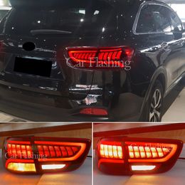 1Set LED Rear Tail Light For Kia Sorento 2016 2017 2018 2019 2020 Brake Stop Fog Lamp Turn Signal Light Car Accessories