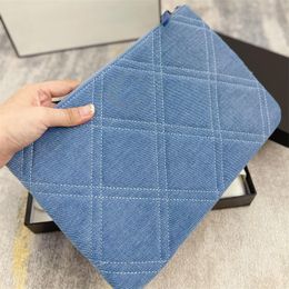 JIANG Clutch Bags Quality Canvas Oxford Cloth C Brang Women Mens Wallet With Box Luxurys Designers Womens Purese Credit Card Holder Passport Holder