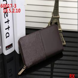 2022 Fashion women men clutch wallet pu leather wallet single zipper wallets lady ladies long classical purse 4color