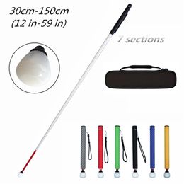 Aluminium Telescopic Blind Cane with Rolling Tip 30cm150cm 12 inch59 inch with 2 Tips 220518