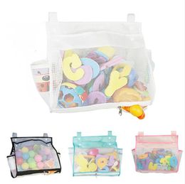 Baby Bathroom Toys Storage Bag Children Bath Toy Net Bags Kids Animal Printed Cartoon Large Capacity Wall Hanging Bags PVC Portable Shower Organizer Pouch BD7996