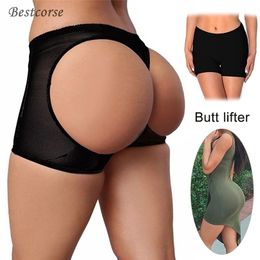 Butt Lifter Shaper Panties Shorts Butt lift Underwear Briefs Women Body Shaper Sexy Ass Push Up Panty Buttock Open Hip Booty 220628