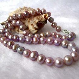 Beautifyl Natural 7-8mm Lavender Freshwater Pearl Necklace 18in