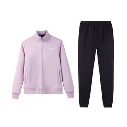 Active Sets Sportswear Suit for Men Women Plus Velvet Warm Autumn Winter Casual Fashion Wear Fitness Running Clothes Lady Jacket 220826