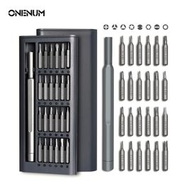 ONENUM 25 In 1 Screwdriver Set Magnetic Phillips Torx Hex Precision Screw Bits Removable Household Repair Hand Tools For Phone 220428