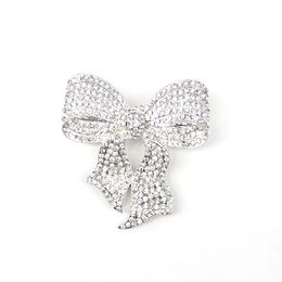 20 Pcs/Lot Fashion Jewellery Brooches Crystal Rhinestone Ribbon Bowknot Shape Brooches Pins