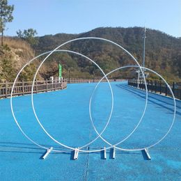 Party Decoration Metal Wedding Arch Birthday Banquet Proposal Iron Ring Outdoor Garden Round Background And FrameParty